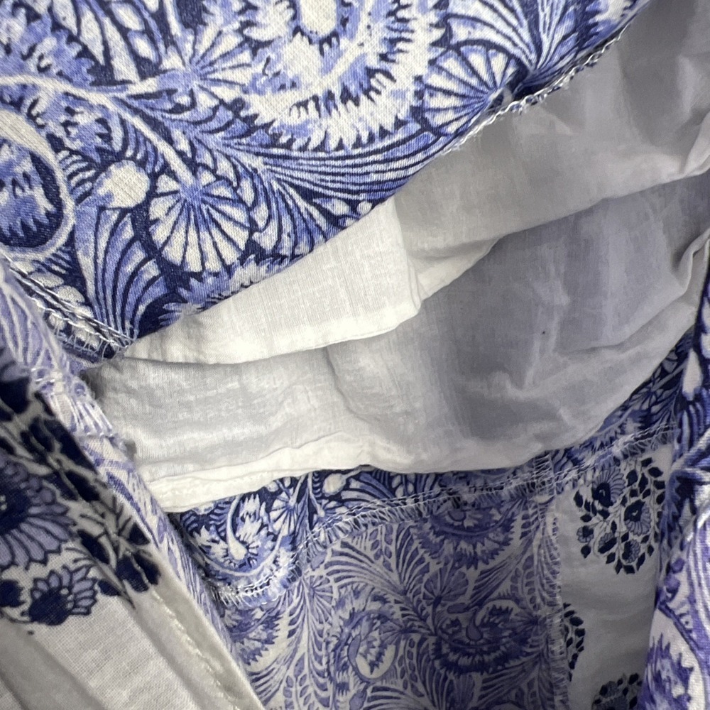 J. Crew Patchwork Side Slit Pull On Cotton Maxi S… - image 6